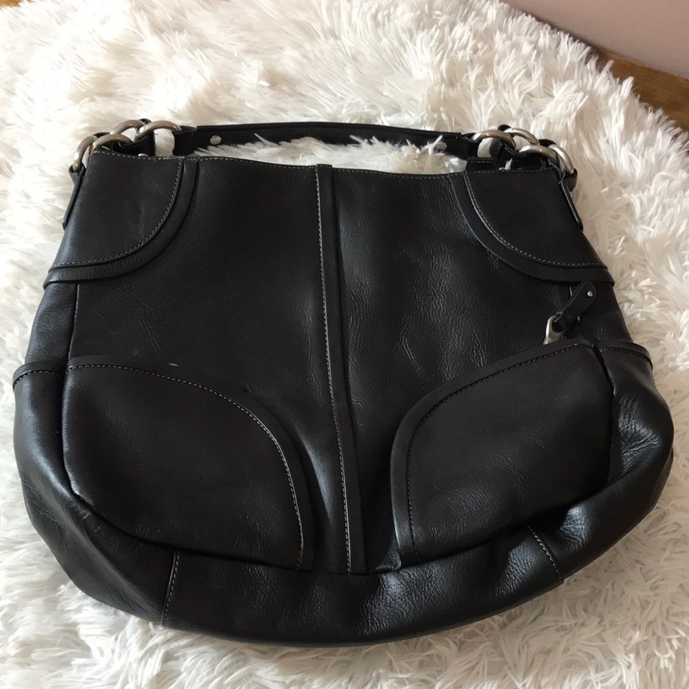 Etienne Aigner 100% Black Leather Bag